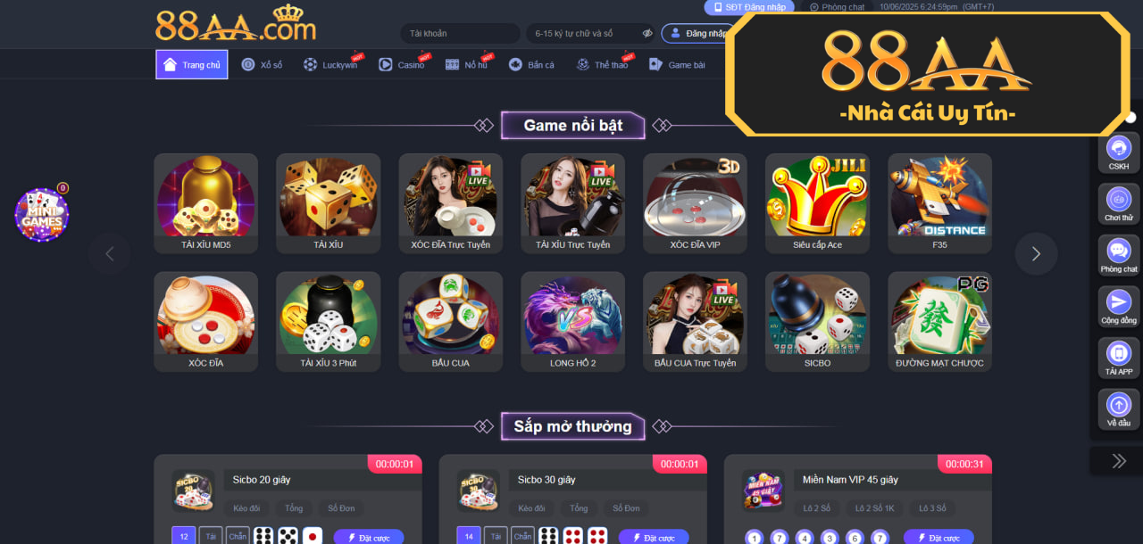 Giao diện và trải nghiệm người dùng tại 88AA